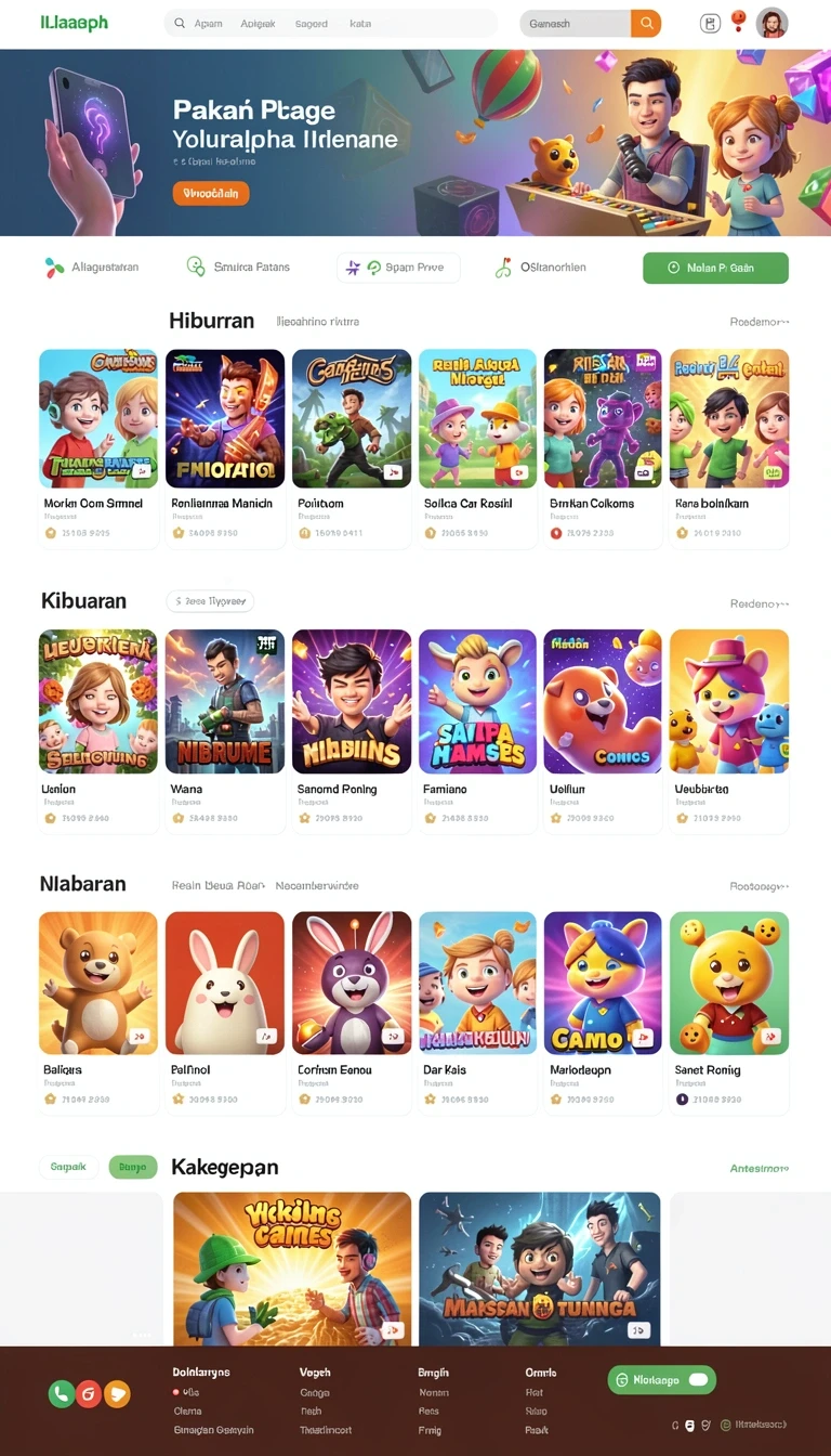 Cuplikan layar menu unduhan laparbos untuk perangkat Android